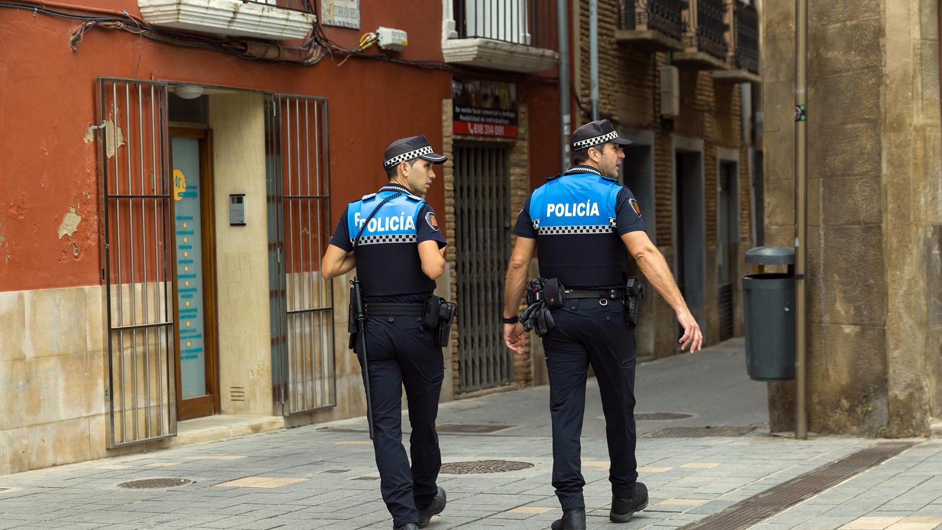 Fotos de la Policía Municipal de Tudela
