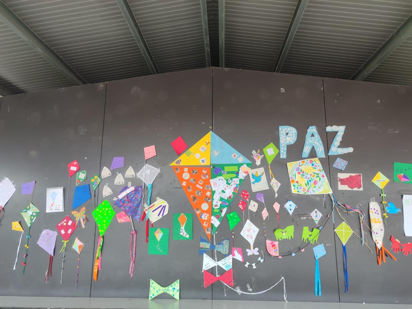 Mural por la Paz en el CEE Isterria