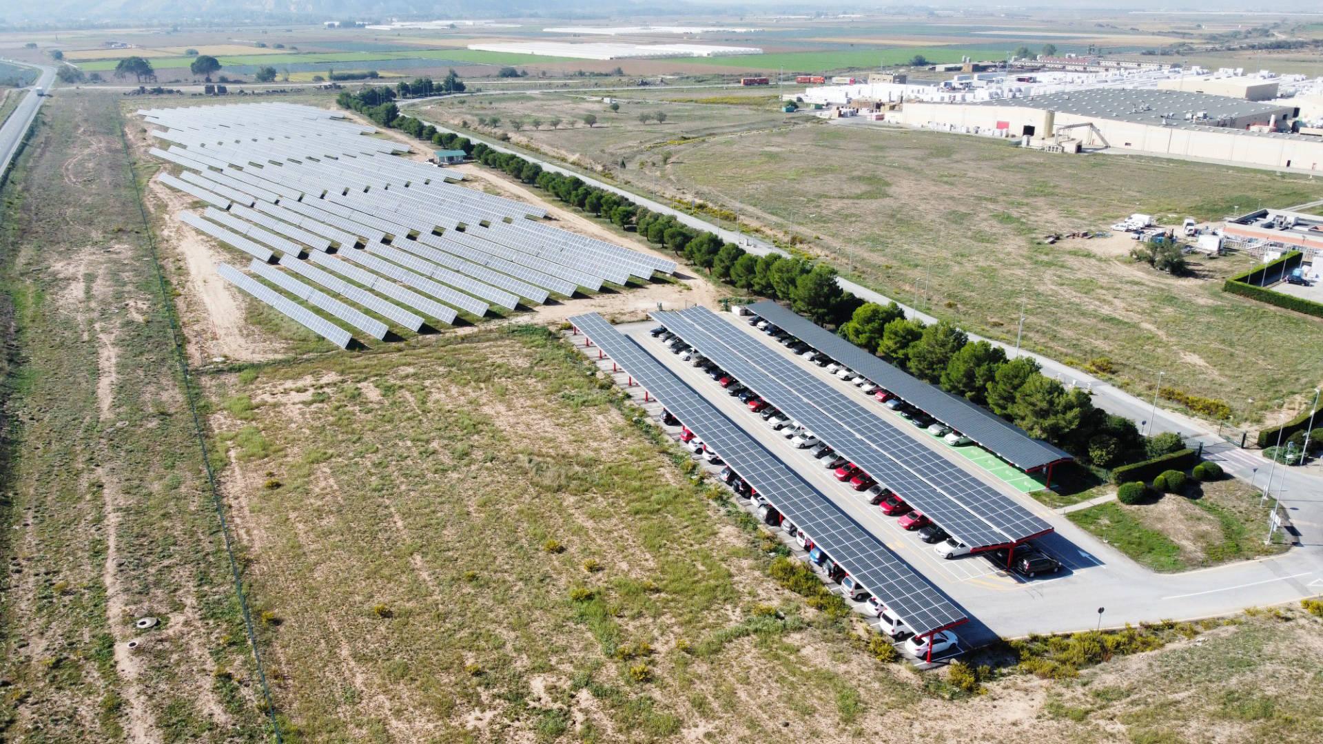 Otra vista de la planta Industrial de ROCKWOOL en Caparroso.