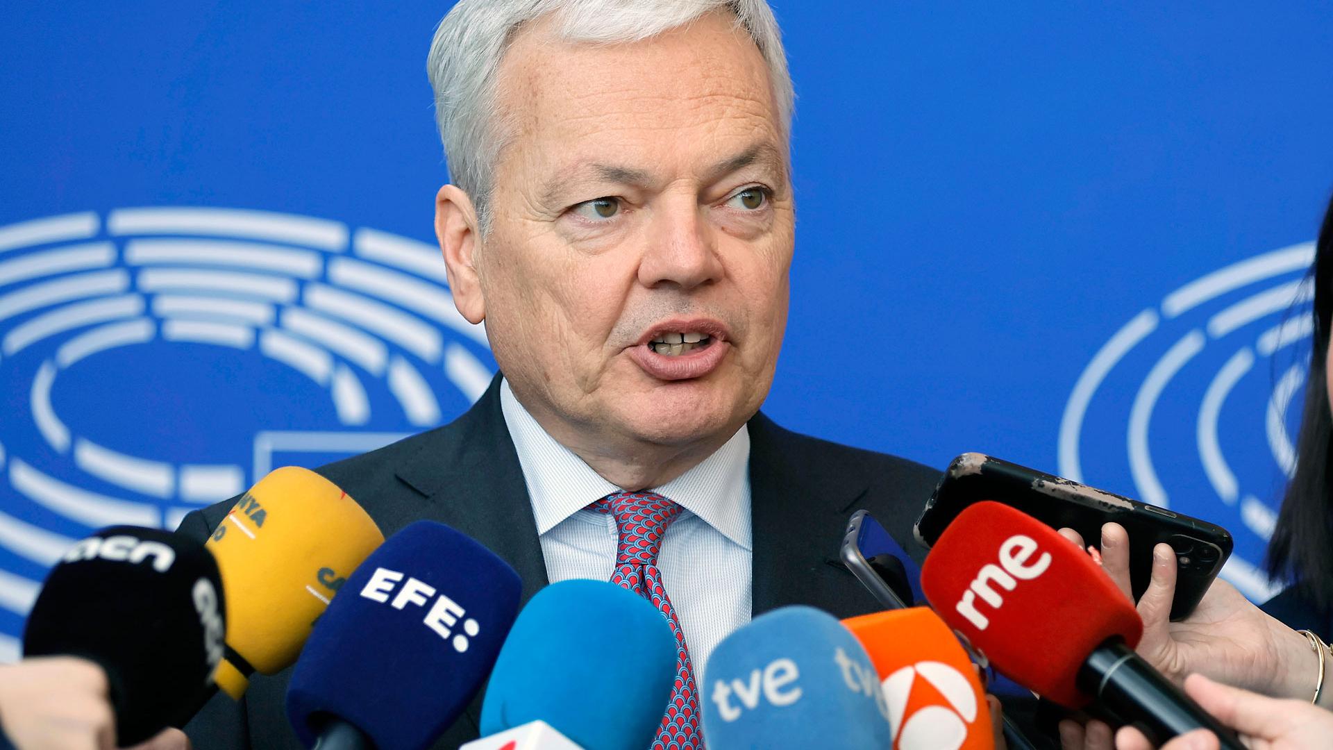 El comisario europeo de Justicia, Didier Reynders