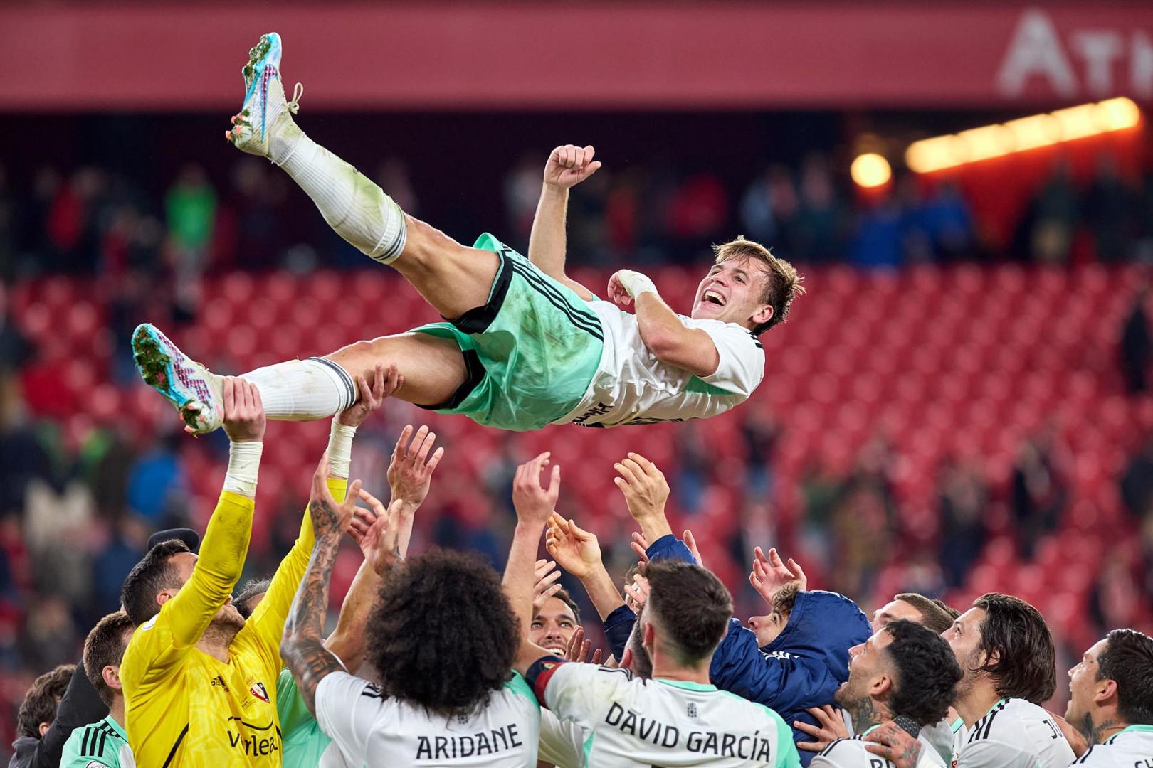 Un año del gol de Pablo Ibáñez en la semifinal de Copa en San Mamés