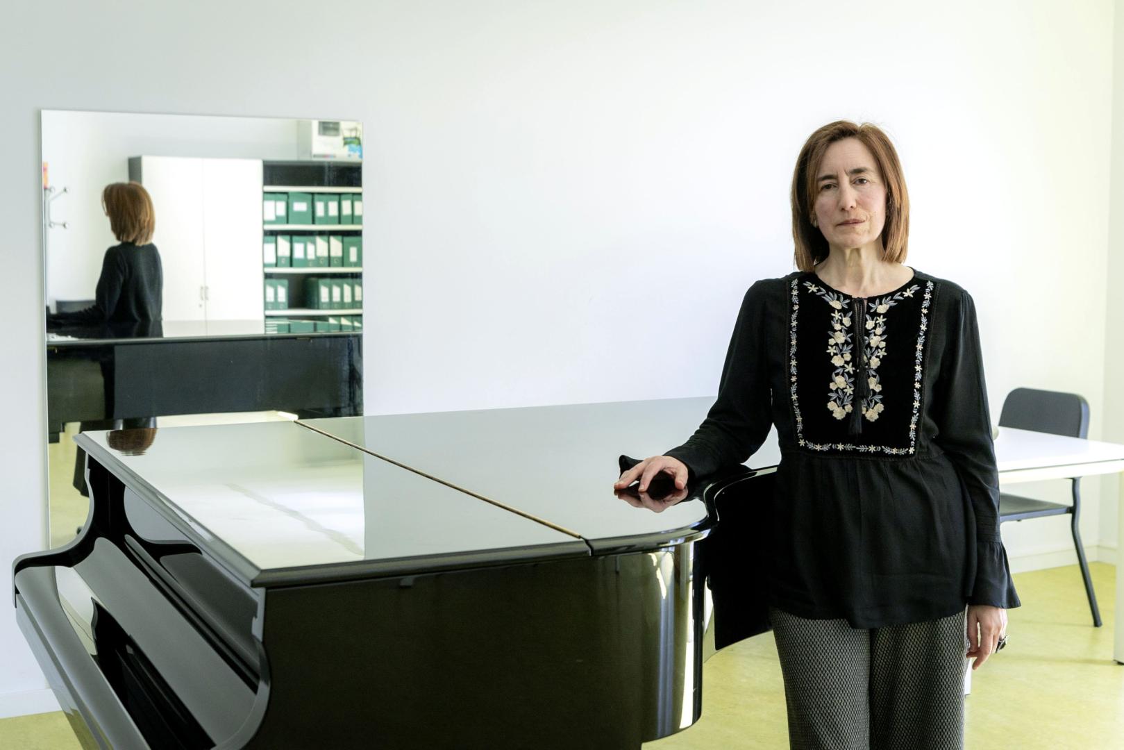 Arantza Lorenzo de Reizábal, en una de las aulas del Conservatorio Superior