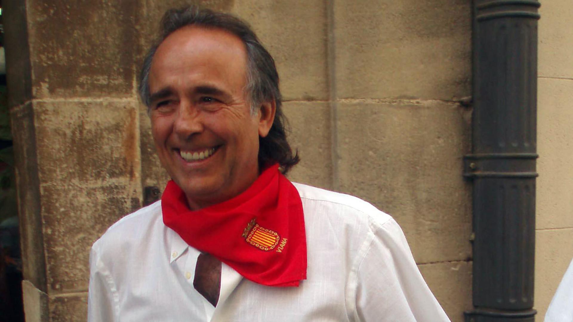 Joan Manuel Serrat, en Viana en el año 2008