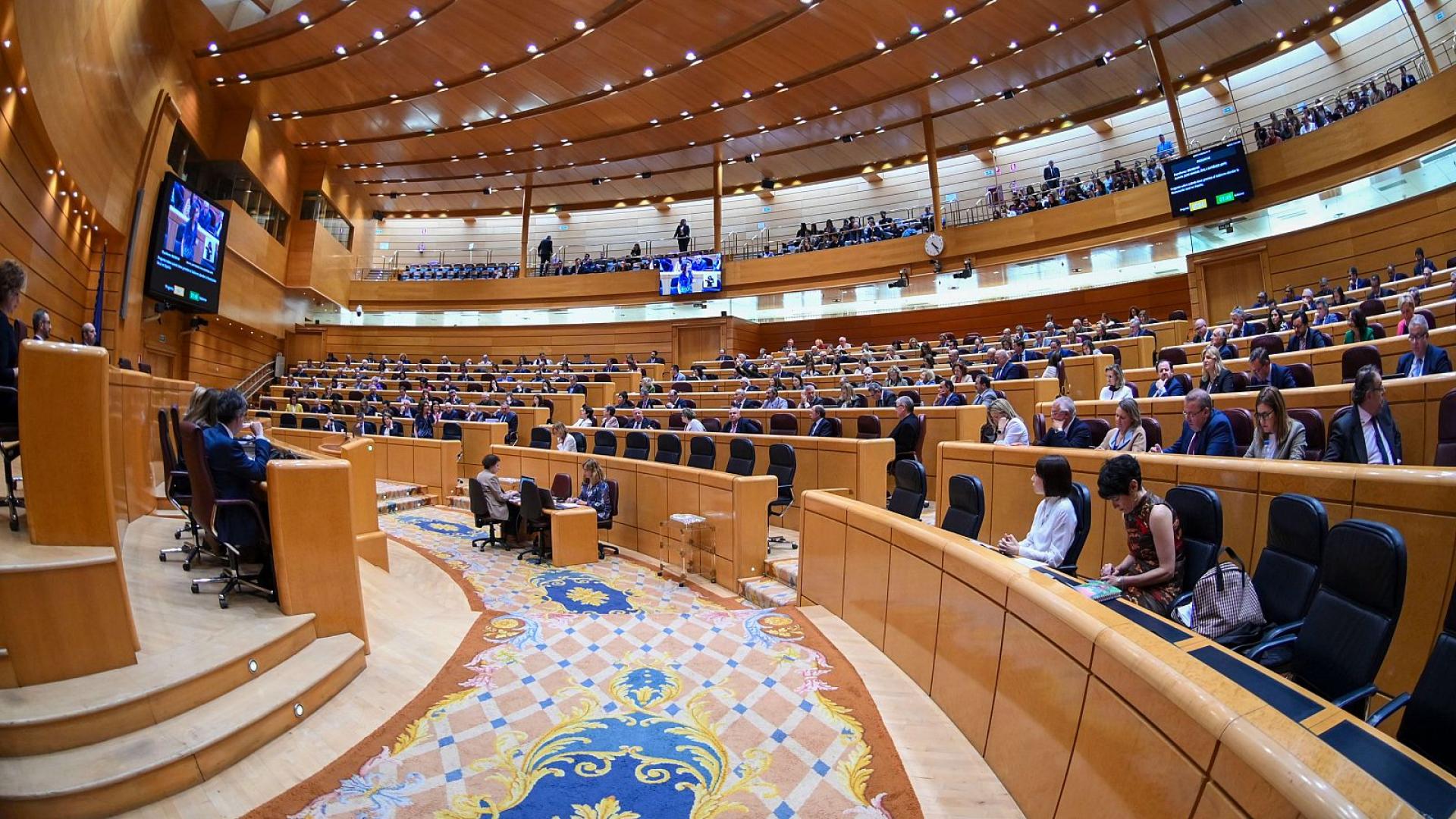 Vista general de un pleno del Senado