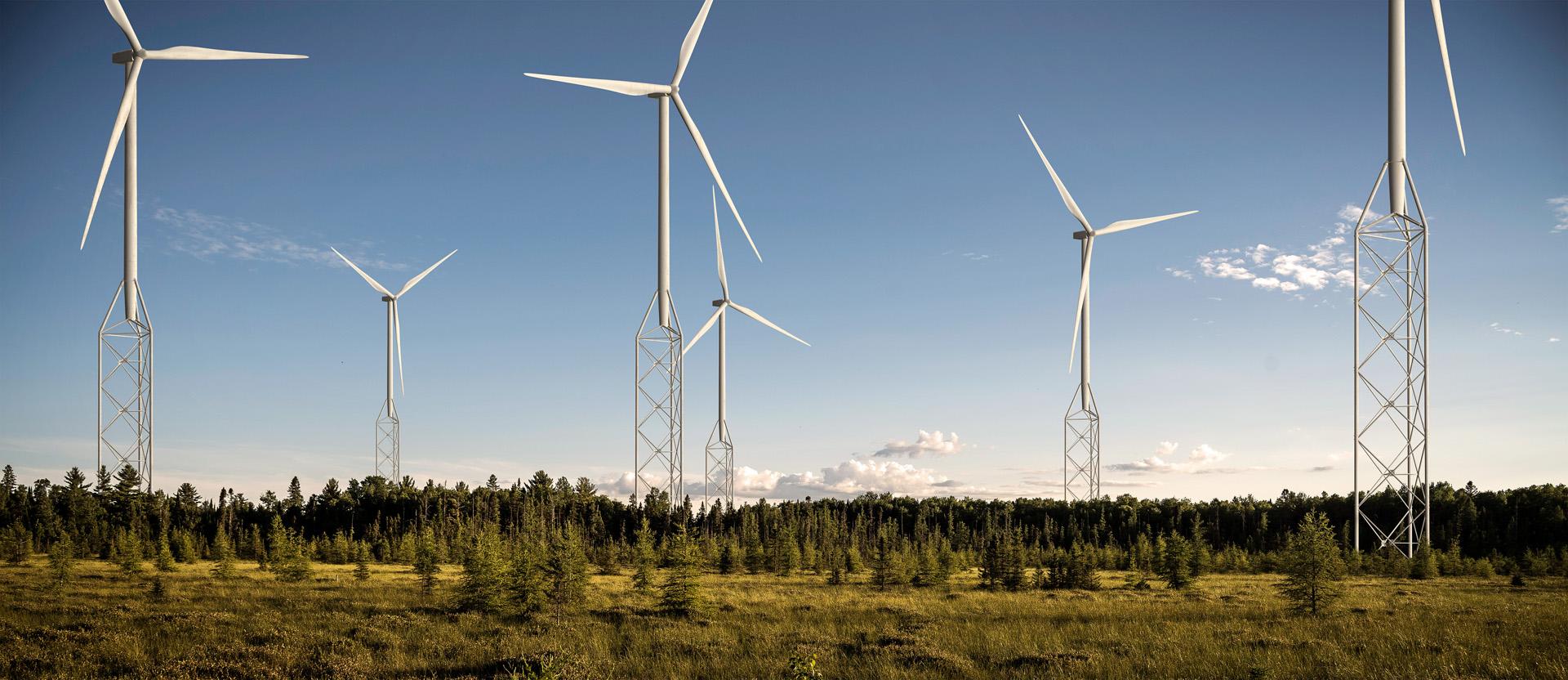 La solución Skylift de Nabrawind permite la instalación completa de aerogeneradores multigigavatios de gran dimensión sin necesidad de grúas de gran dimensión