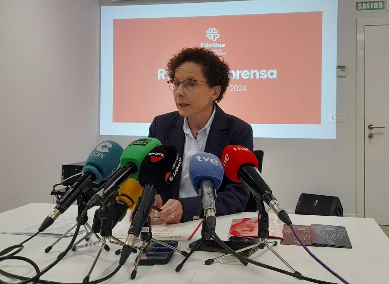 Maite Quintana, directora de Cáritas Navarra