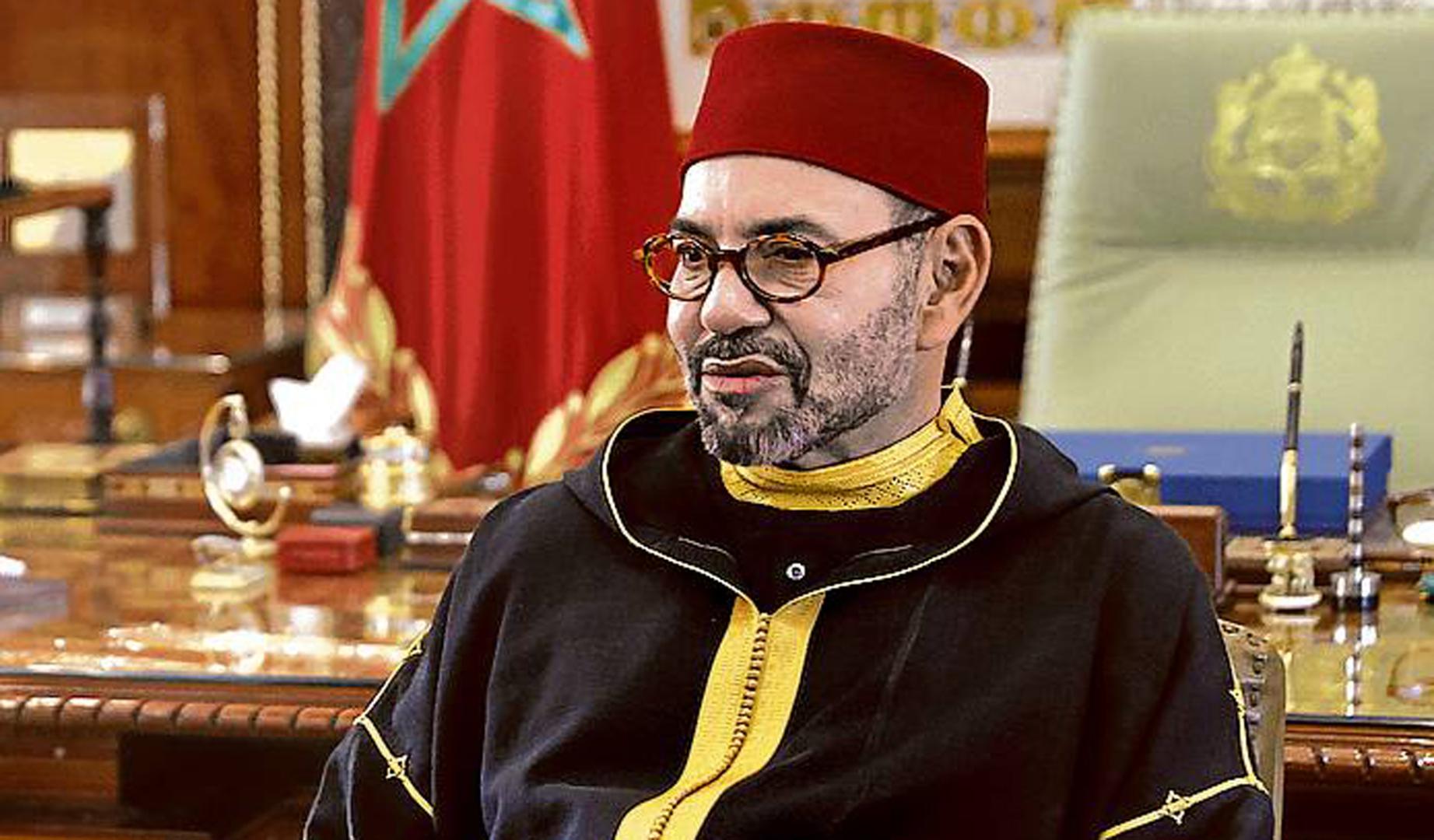 El rey Mohamed VI de Marruecos