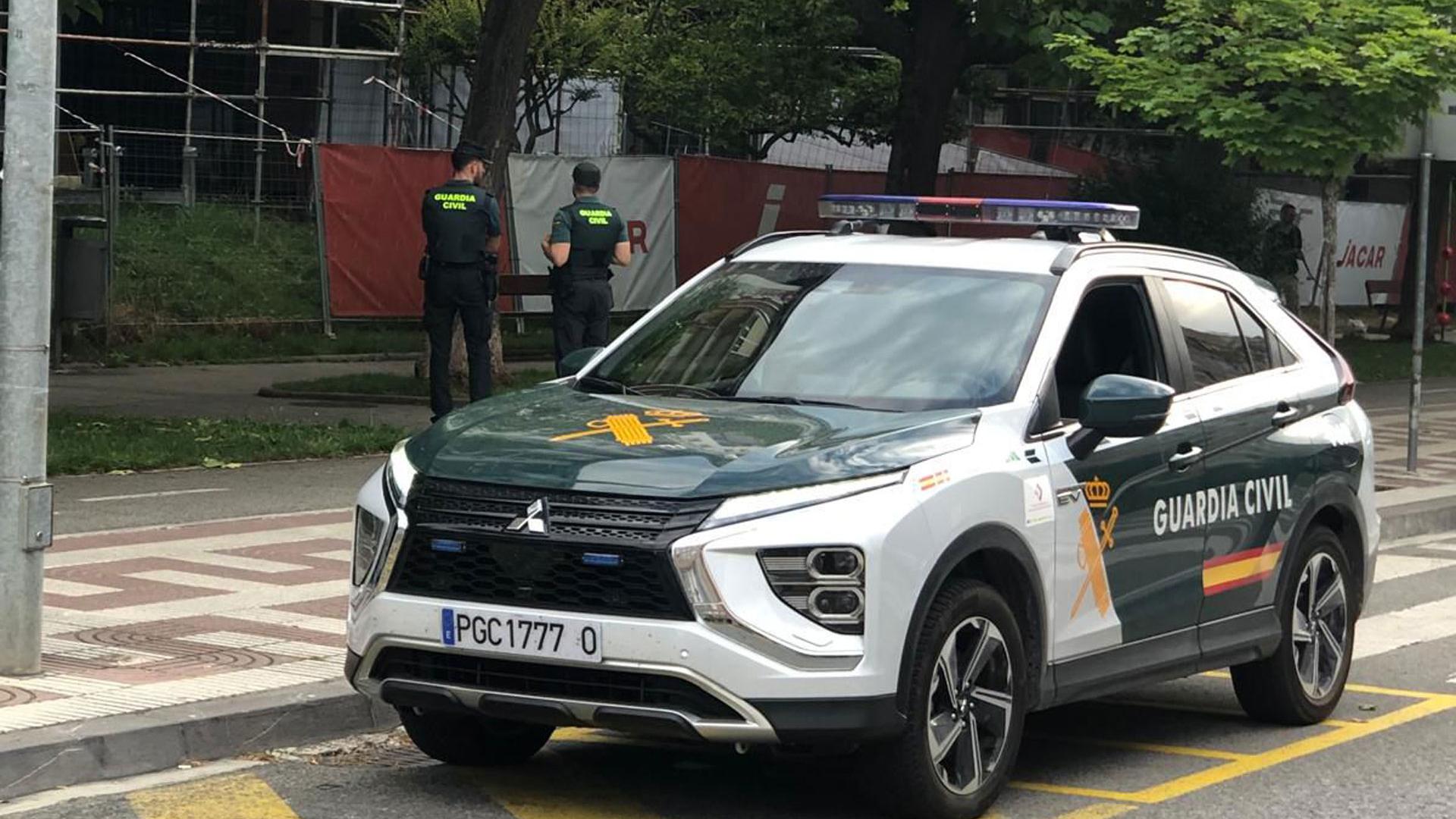 Un coche de la Guardia Civil, en un servicio.