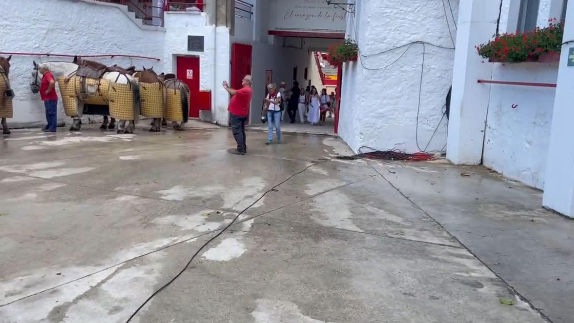 Así es el camino previo al paseíllo