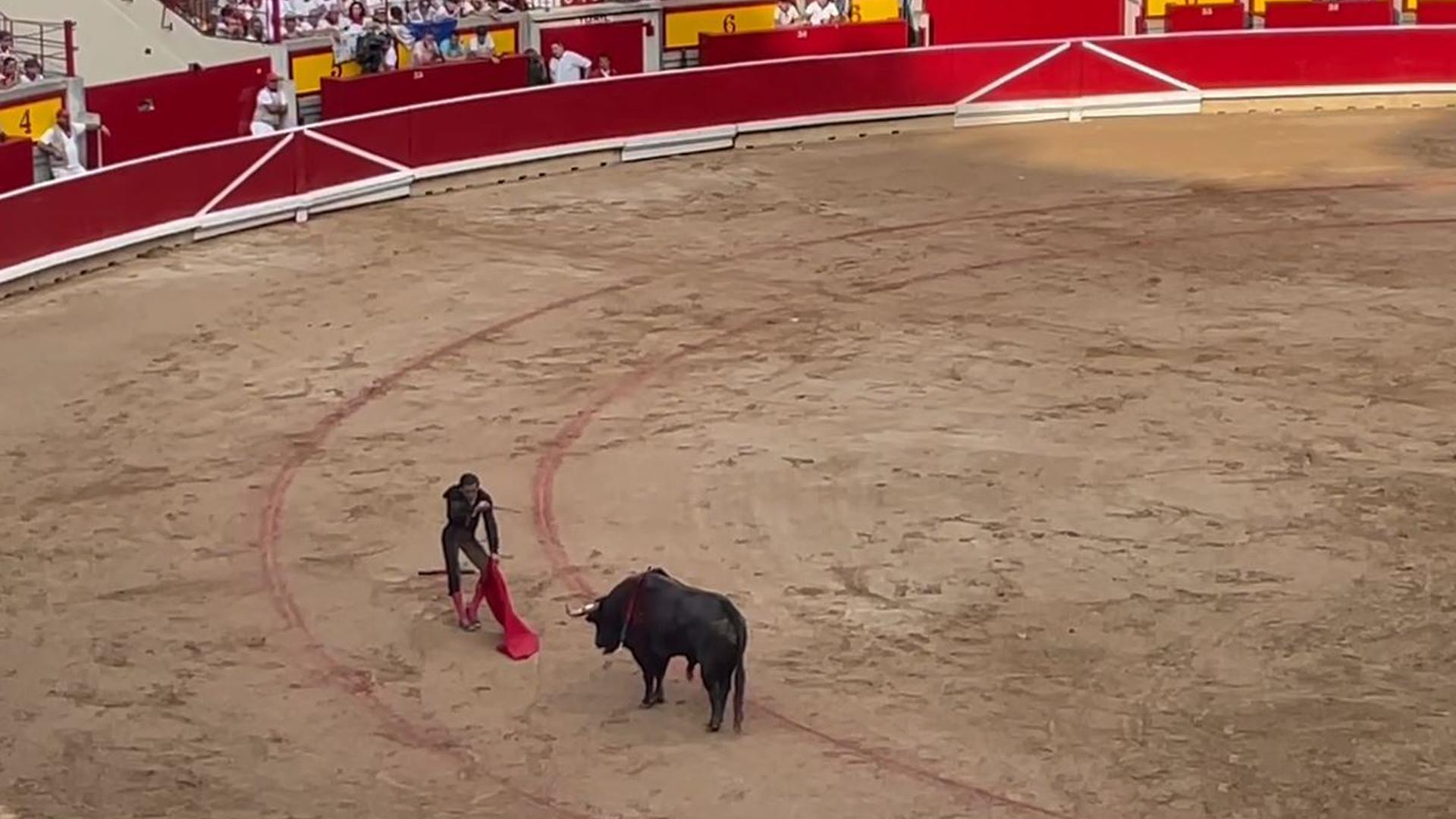 Estocada de Ortega al tercer toro de la tarde