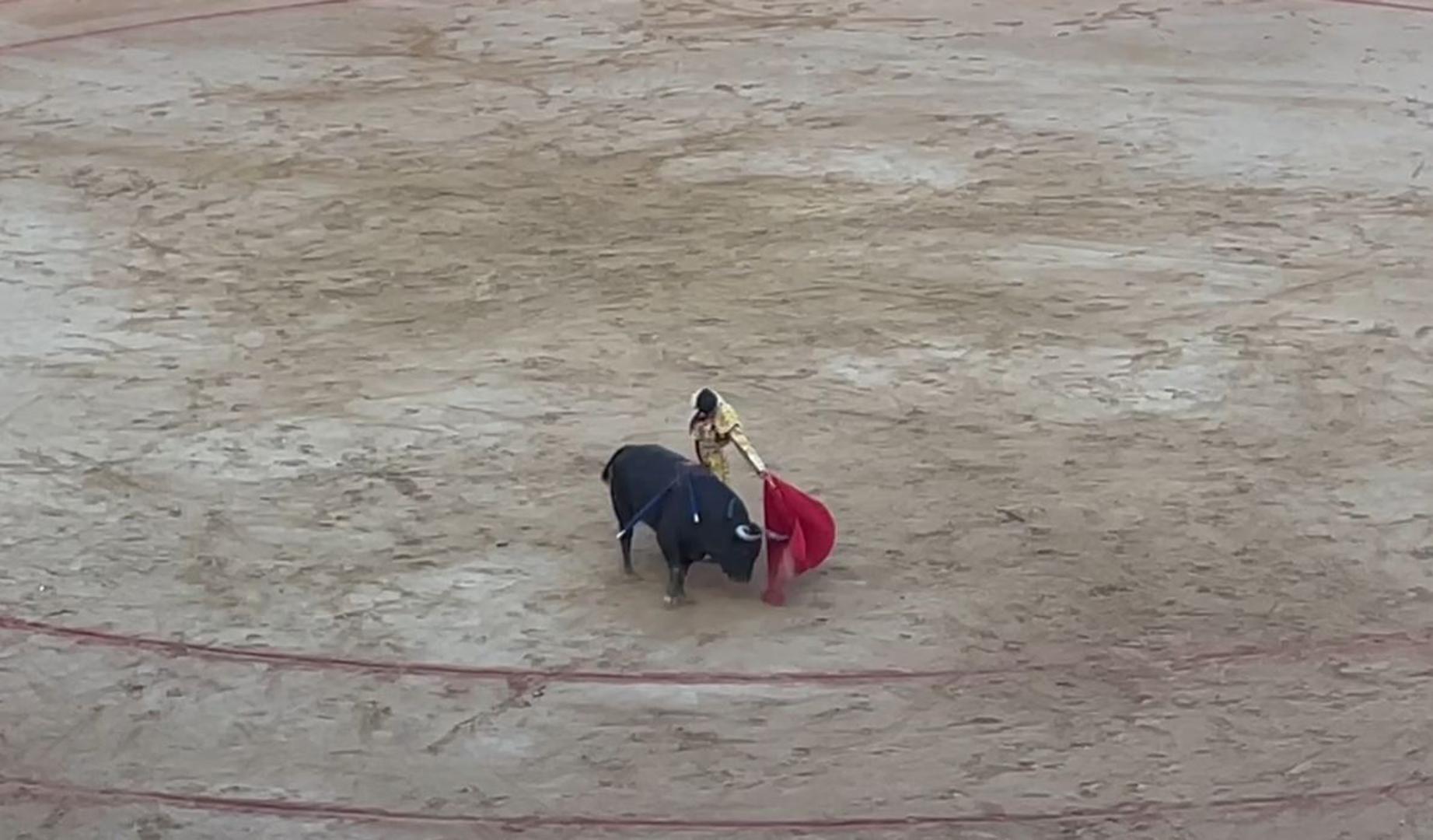 Faena de Pablo Aguado con el tercer toro de la tarde