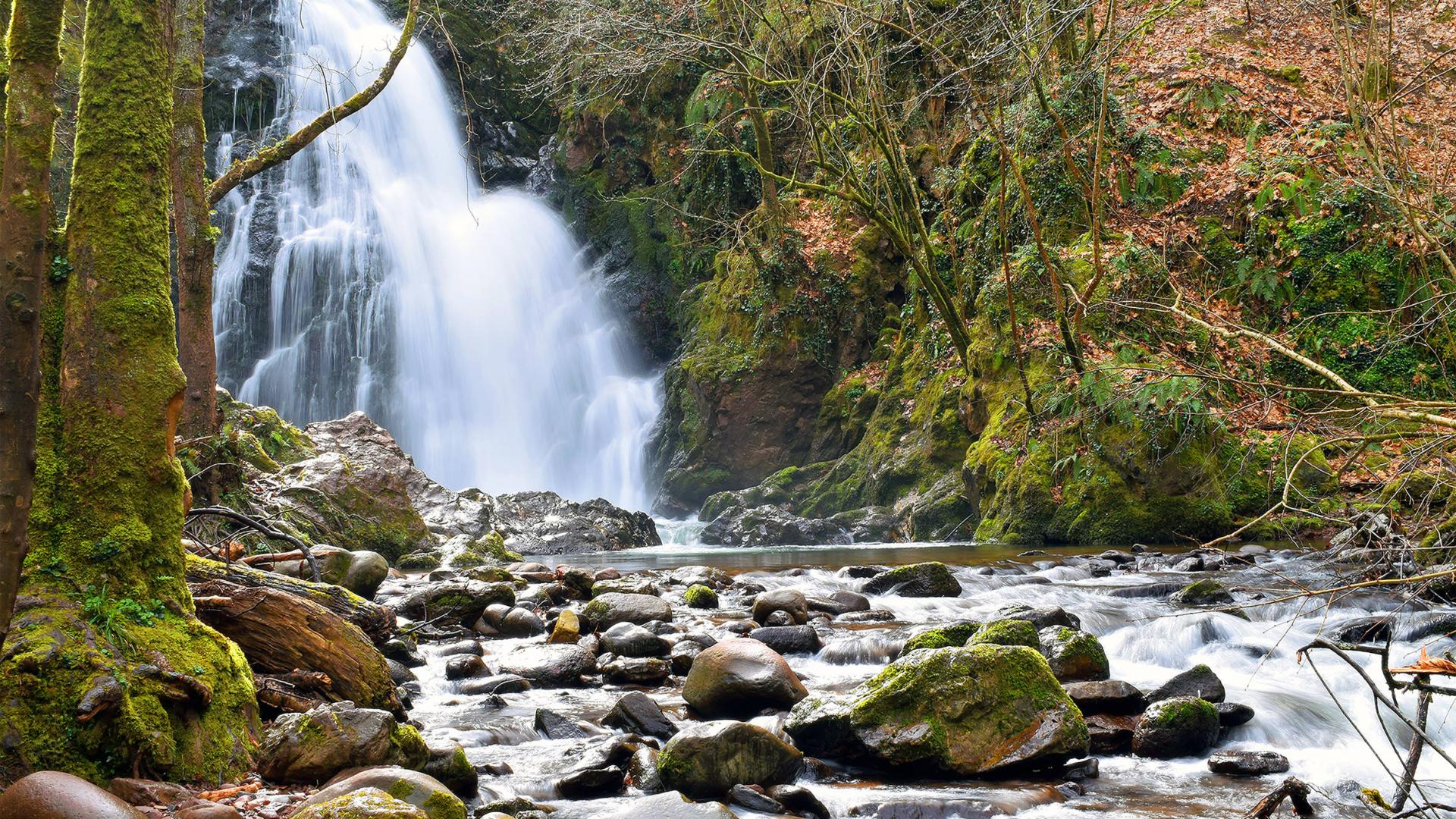 La cascada de Xorroxin, ubicada a los pies del monte Autza