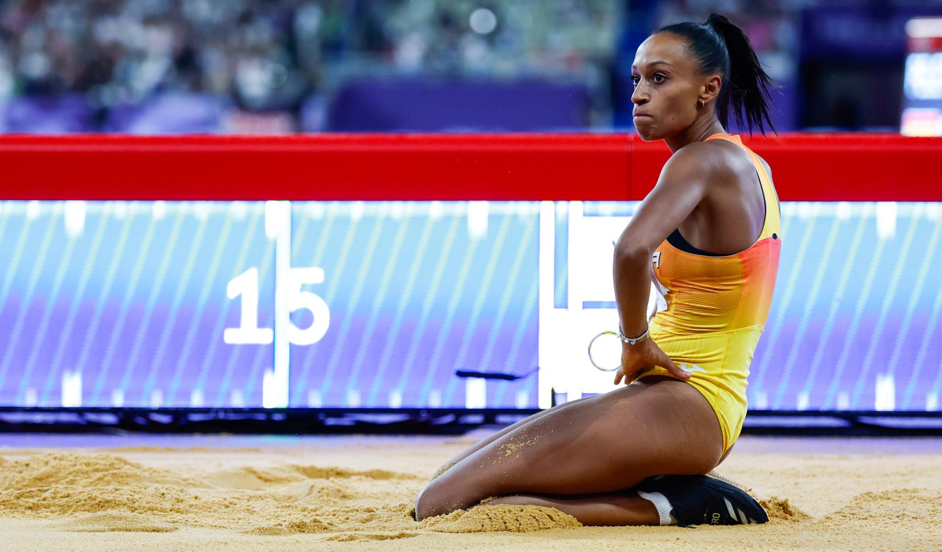 Ana Peleteiro acaba sexta en el triple salto pasado por agua de Paris 2024