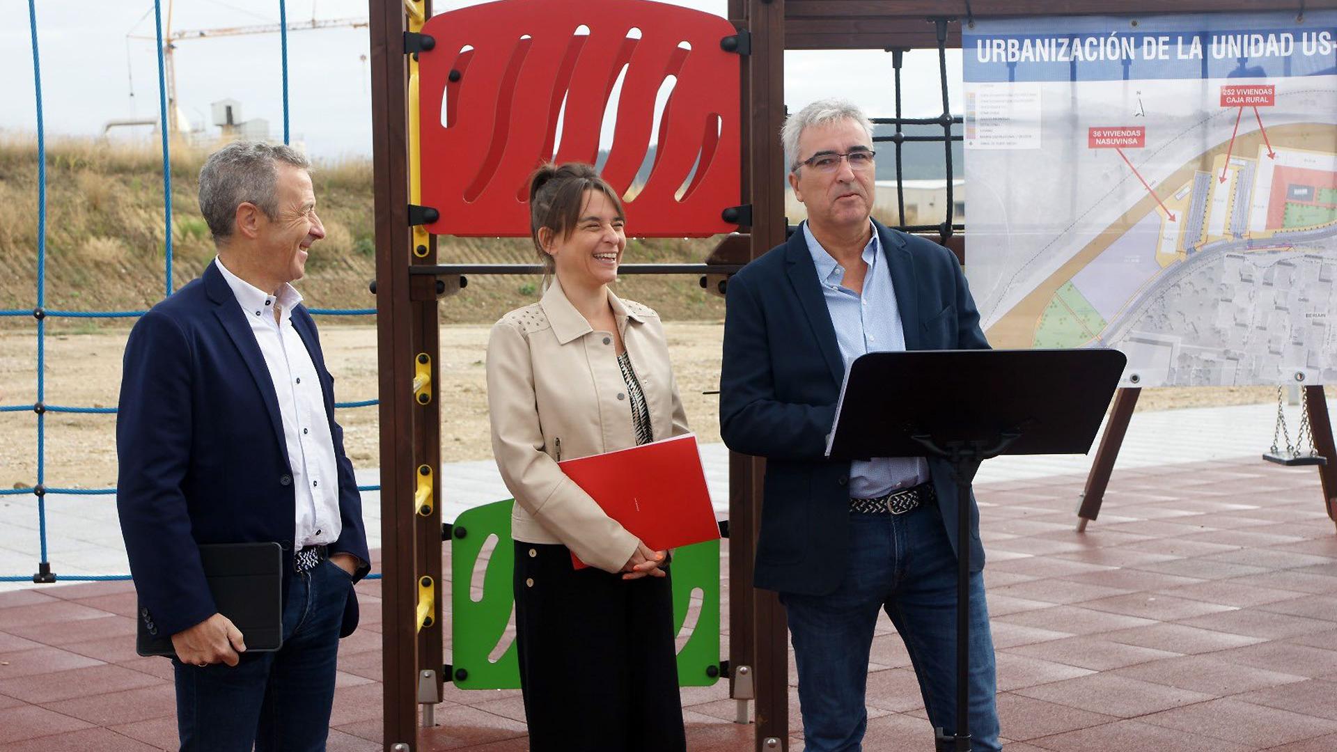 Acto de inauguración de la 'Urbanización US-1 Ampliada'