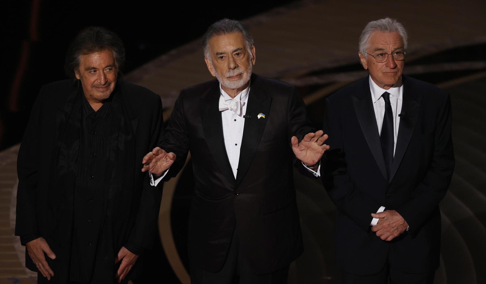 Al Pacino, Francis Ford Coppola y Robert DeNiro