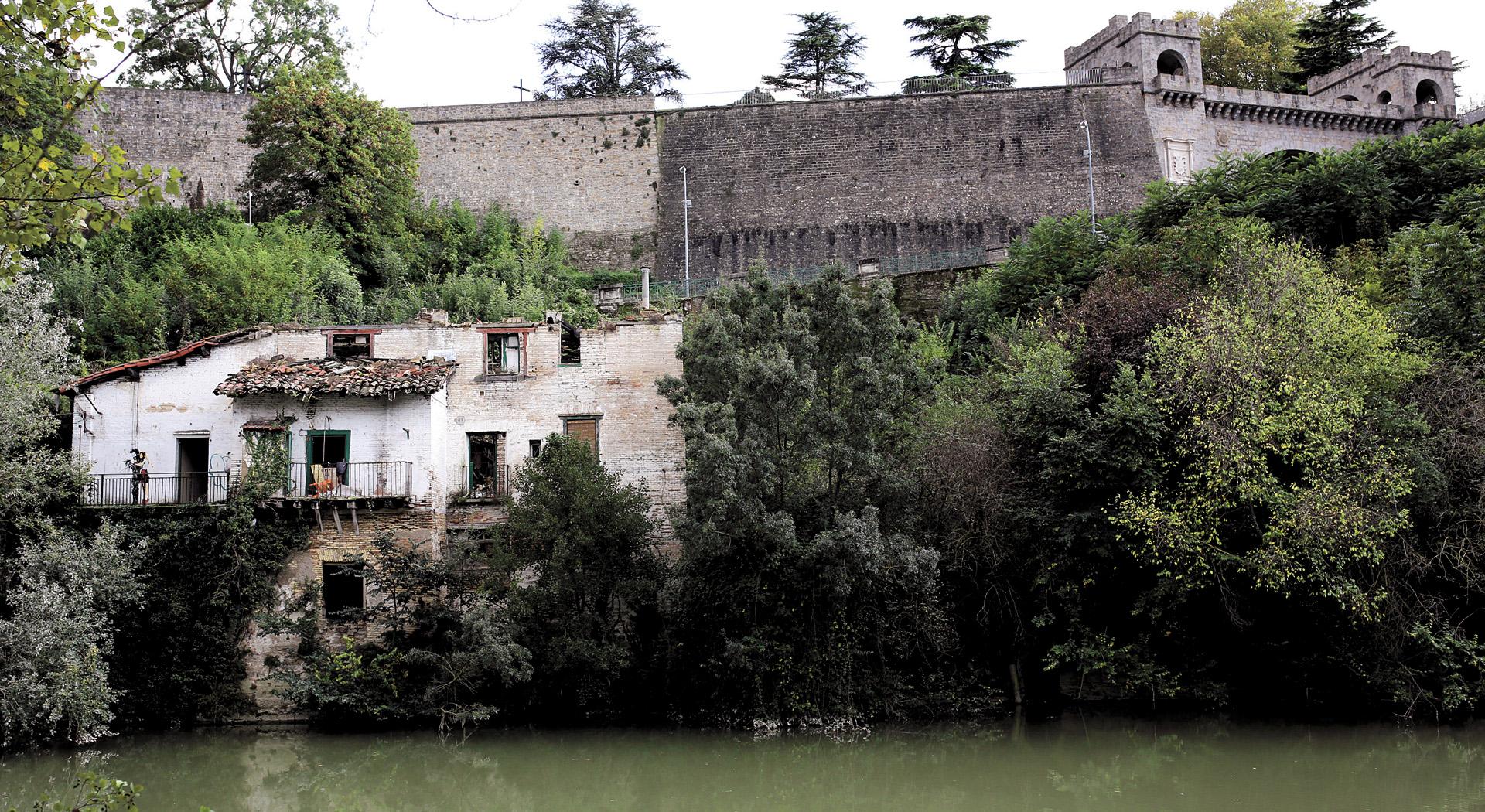 La casa de Curtidores, en los números 6 y 8 de la Bajada del Portal Nuevo de Pamplona