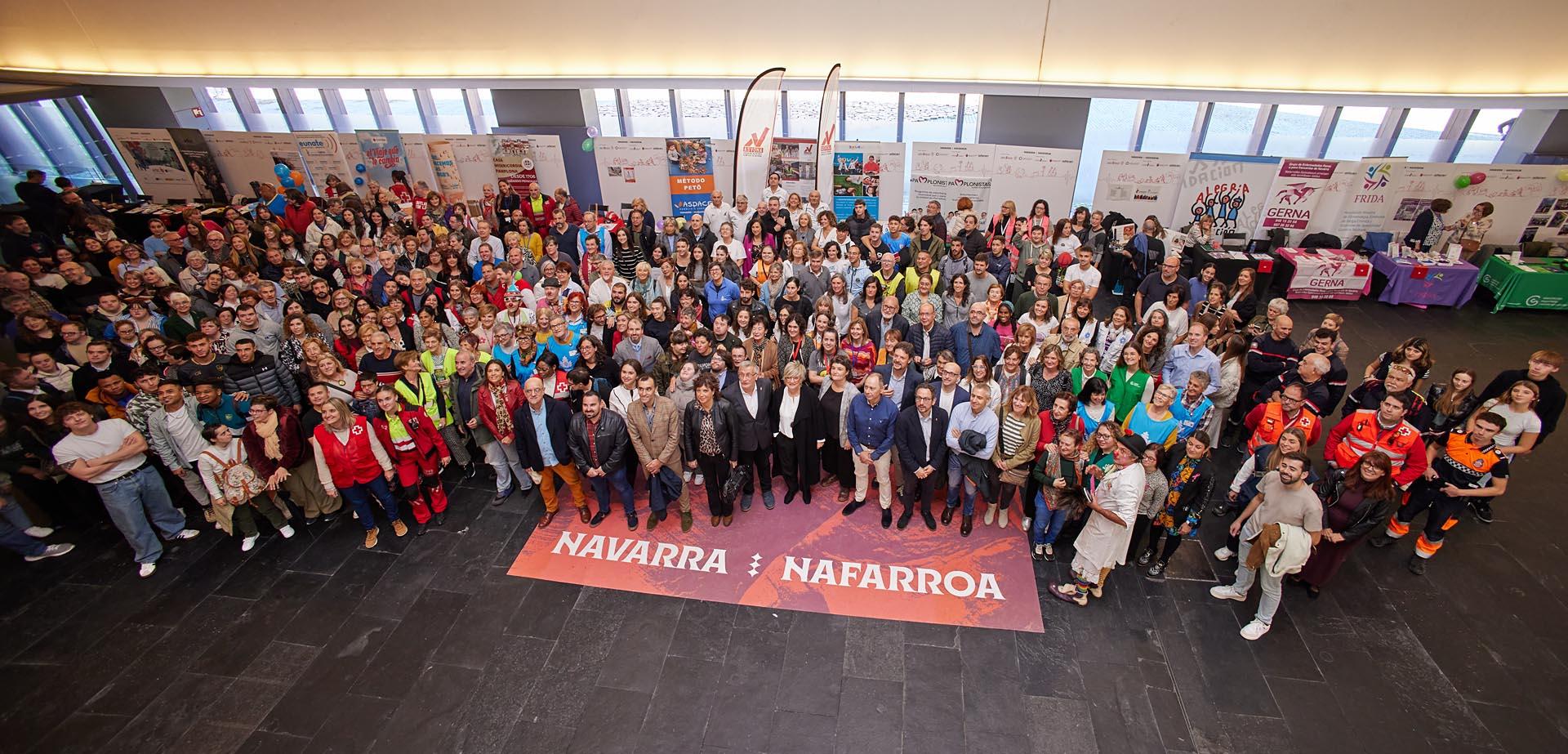 Fotos de la Fiesta del Voluntariado de Navarra en Baluarte.