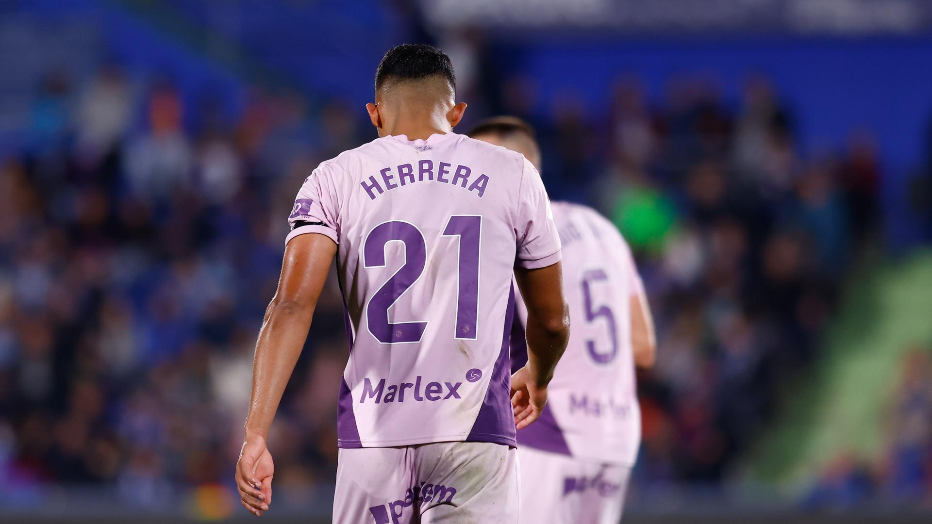 Yangel Herrera durante el partido contra el Getafe