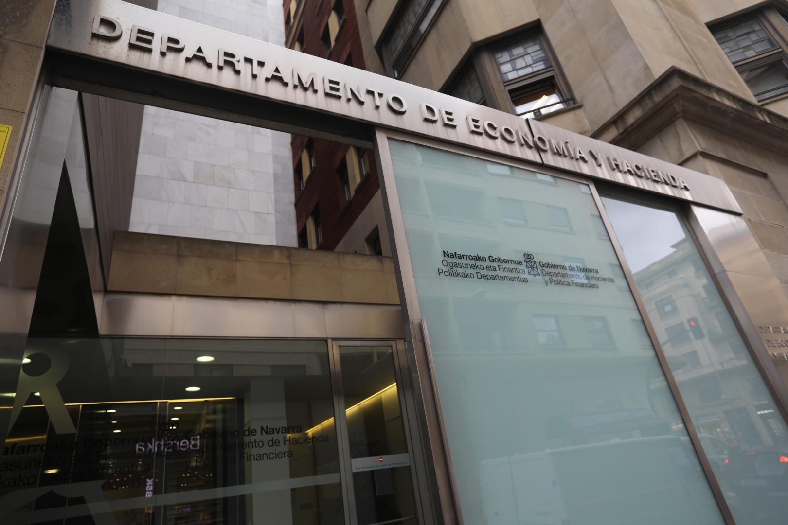 Sede del departamento de Economía y Hacienda, en Pamplona