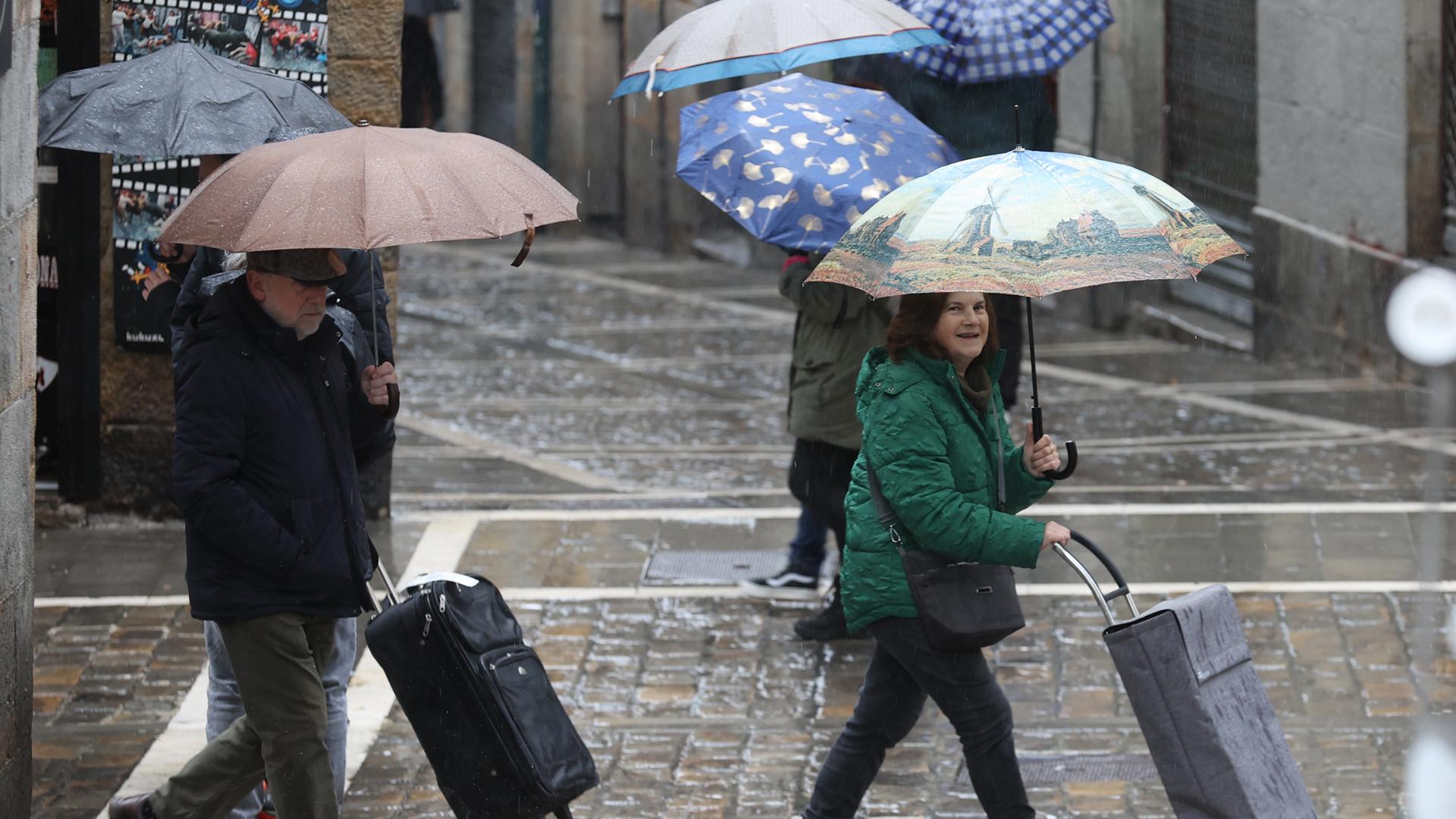 La lluvia seguirá presente en algunos puntos de Navarra