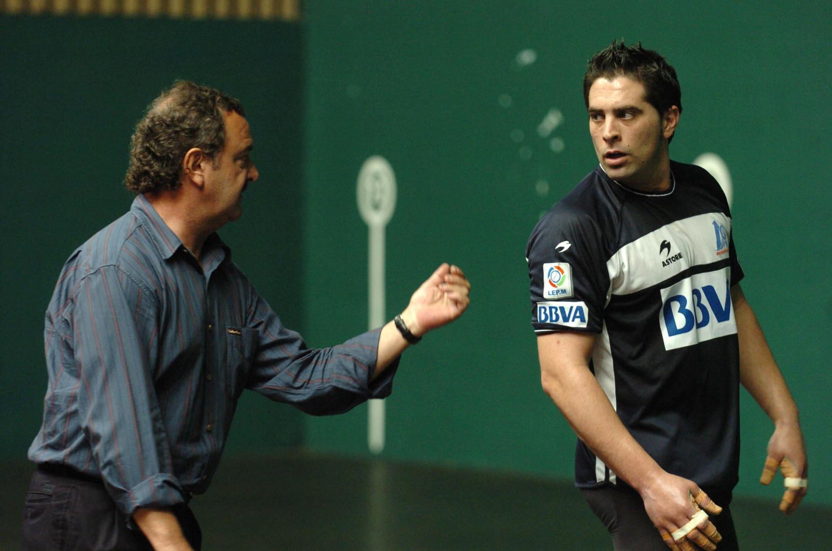 Fernando Vidarte, con Mikel Goñi.