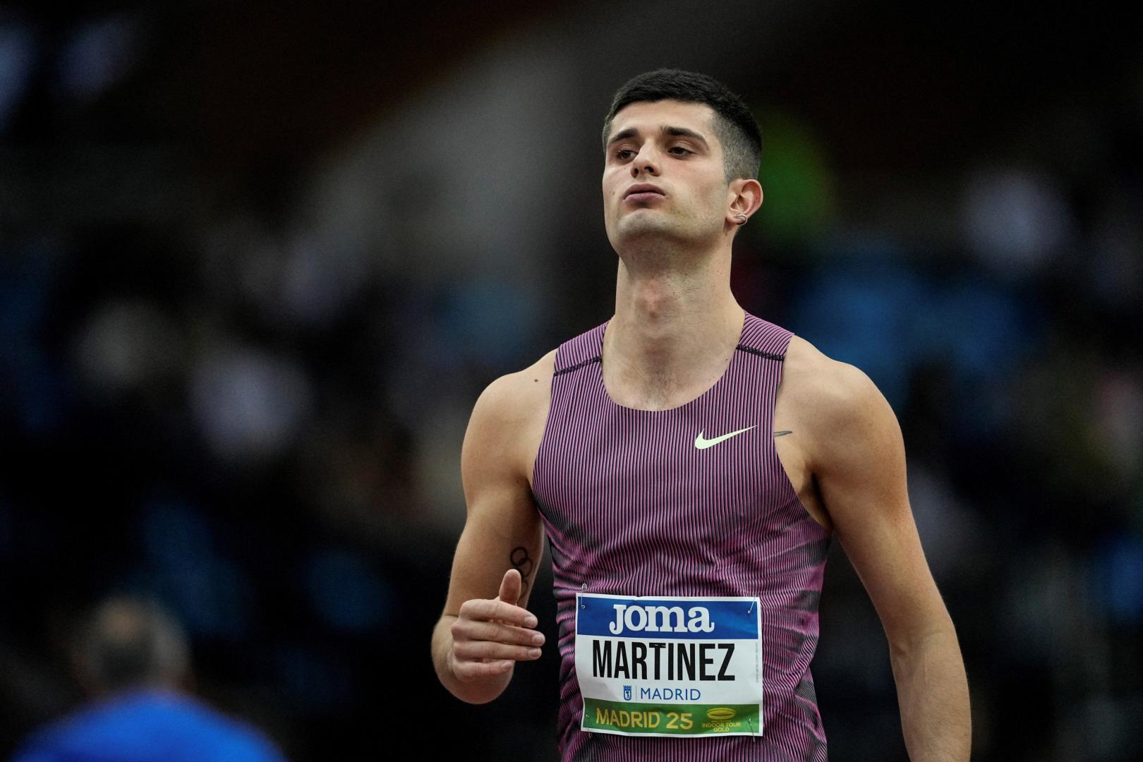 Asier Martinez Echarte of Spain looks on in the Men's 60m Hurdles Semifinal during the World Athletics Indoor Tour Gold Madrid 25 at Polideportivo Gallur on February 28, 2025, in Madrid, Spain.
AFP7
28/02/2025 ONLY FOR USE IN SPAIN