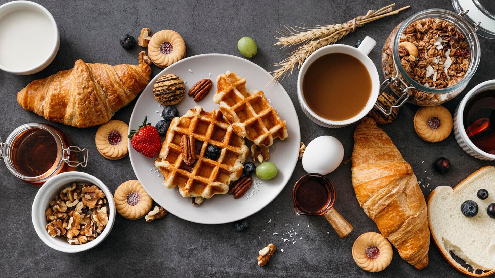Imagen de archivo de un desayuno