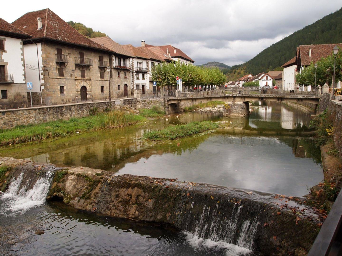 El río Anduña, a su paso por Ochagavía.