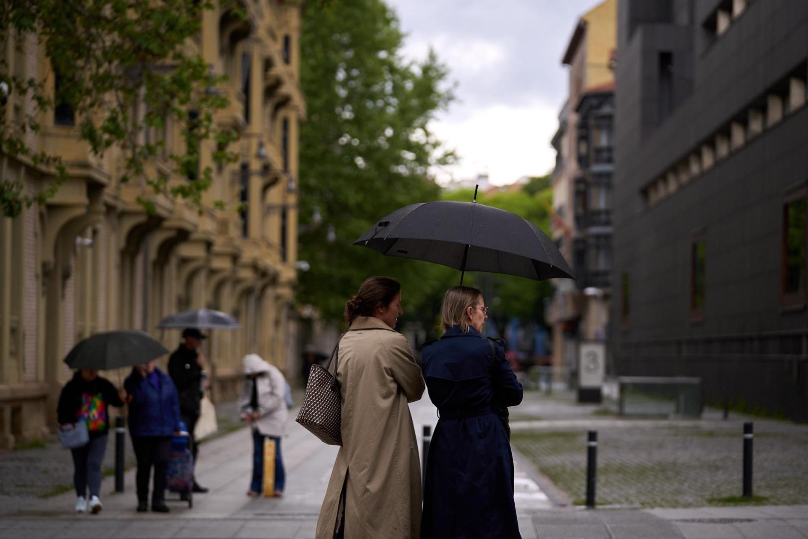 Fotos de la tormenta de este sábado en Pamplona