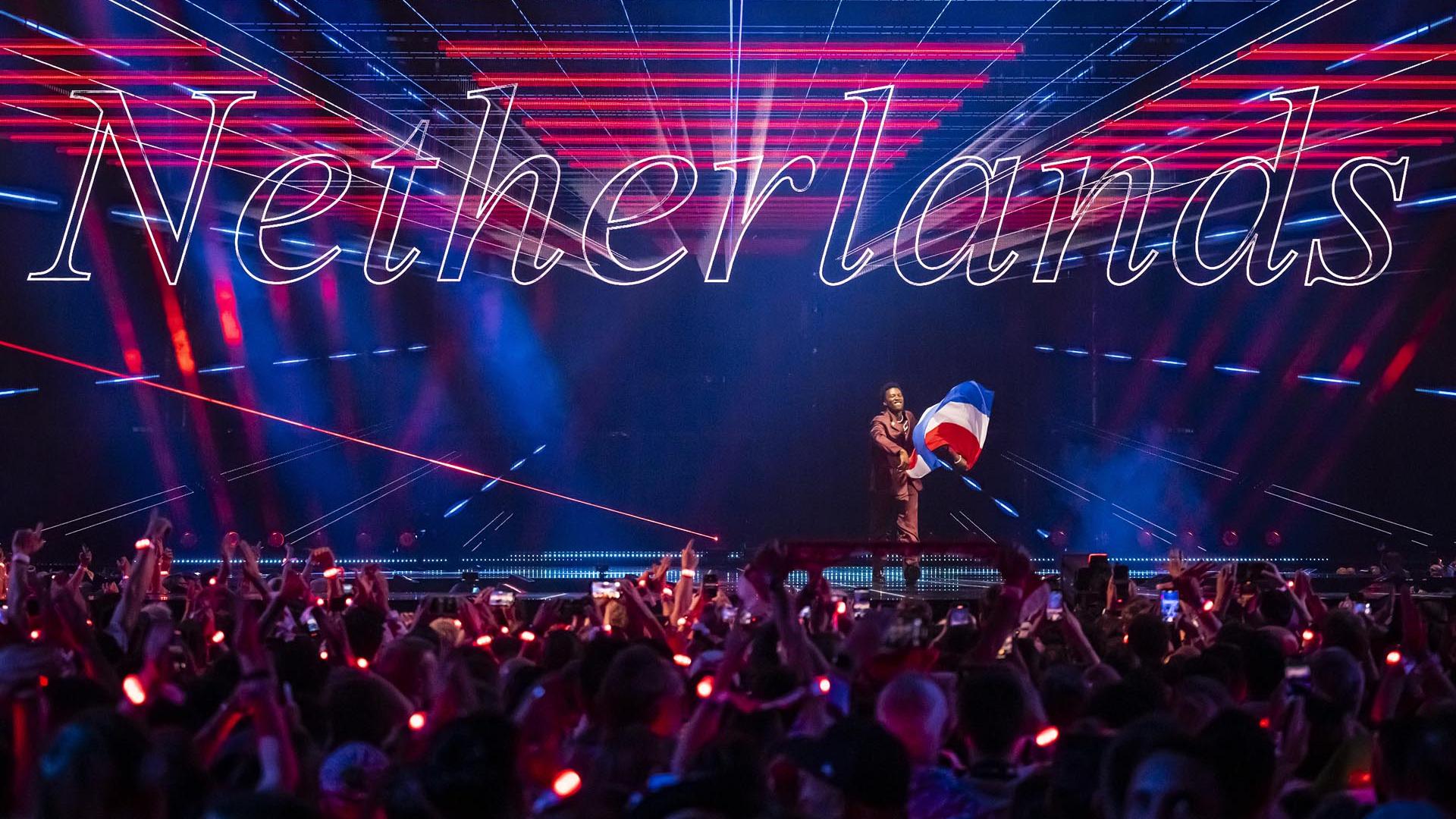 Público, eurofans y artistas participantes en el Festival de Eurovisión 2025 celebrado este sábado 17 de mayo en Basilea /