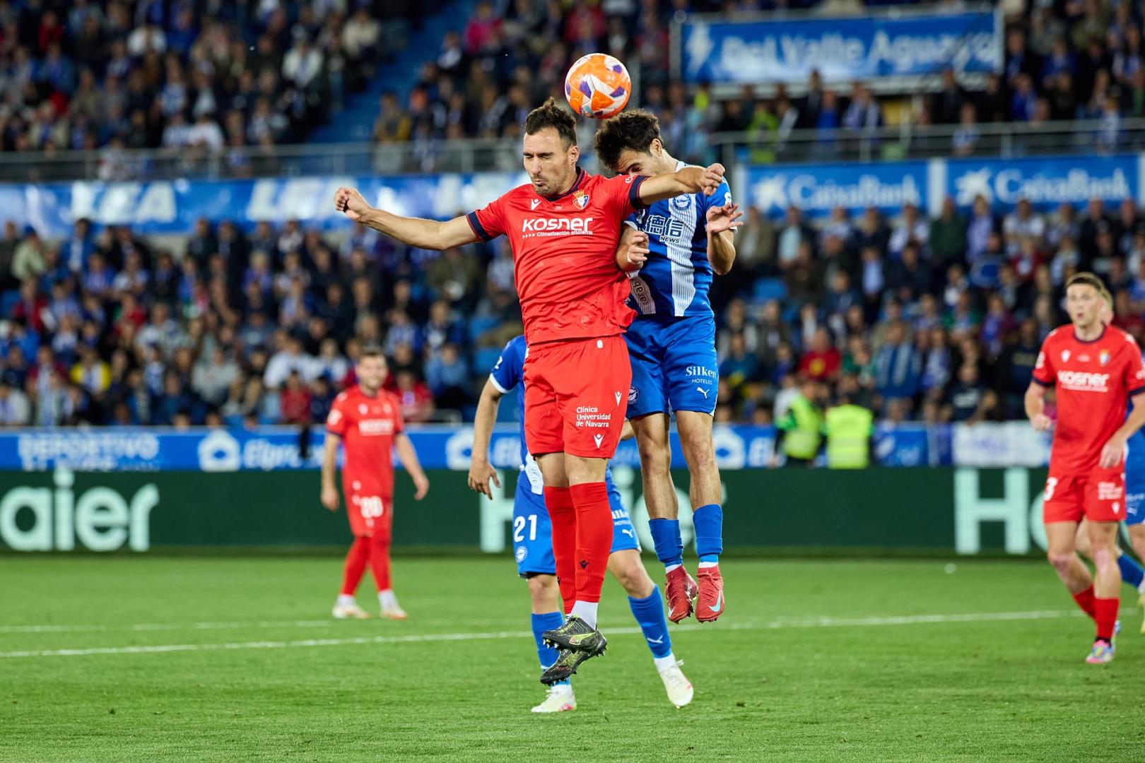 Empate a uno de Osasuna en Mendizorroza que dejó a los rojillos a un gol de lograr meterse en Europa la próxima temporada /