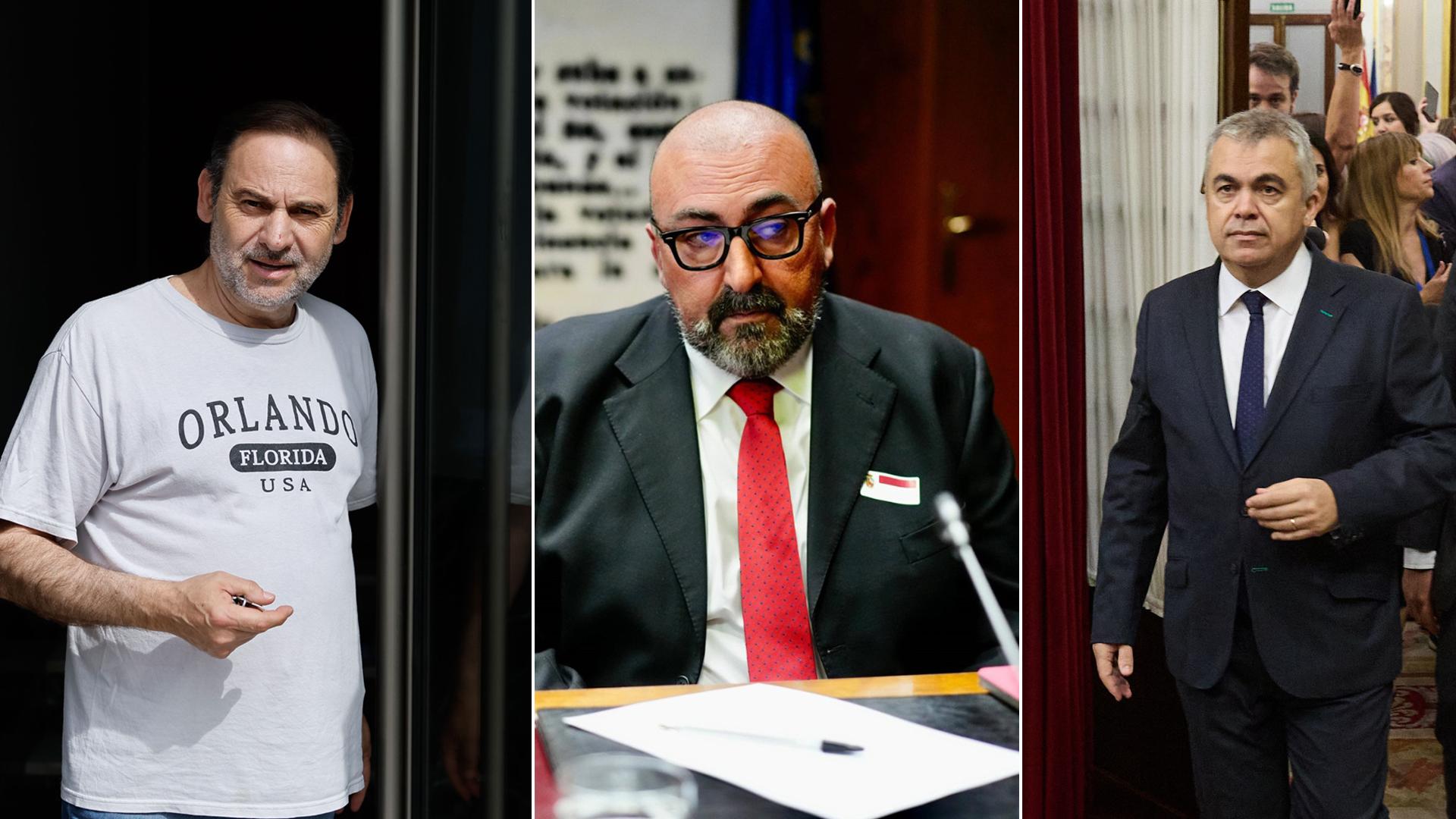 José Luis Ábalos, Koldo García y Santos Cerdán