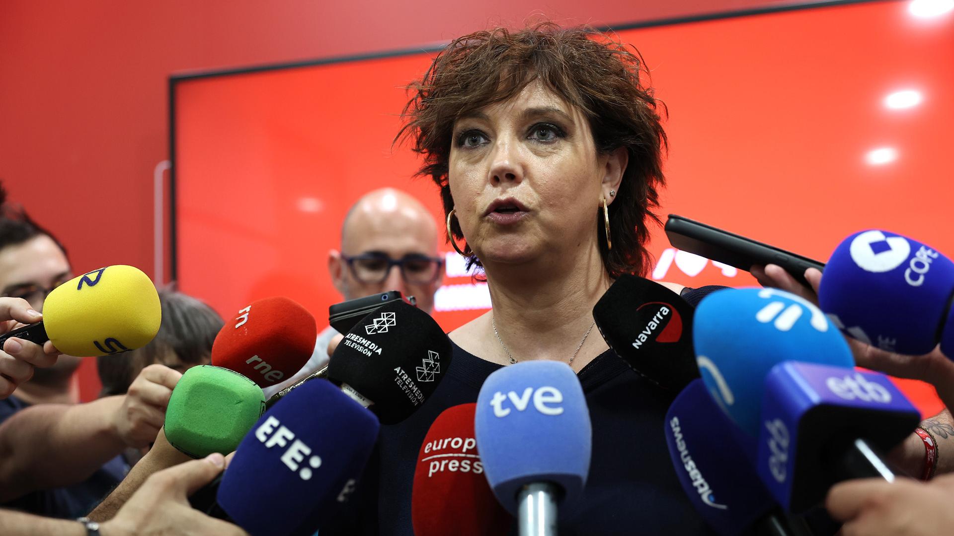 Ainhoa Unzu, durante su comparecencia de este viernes