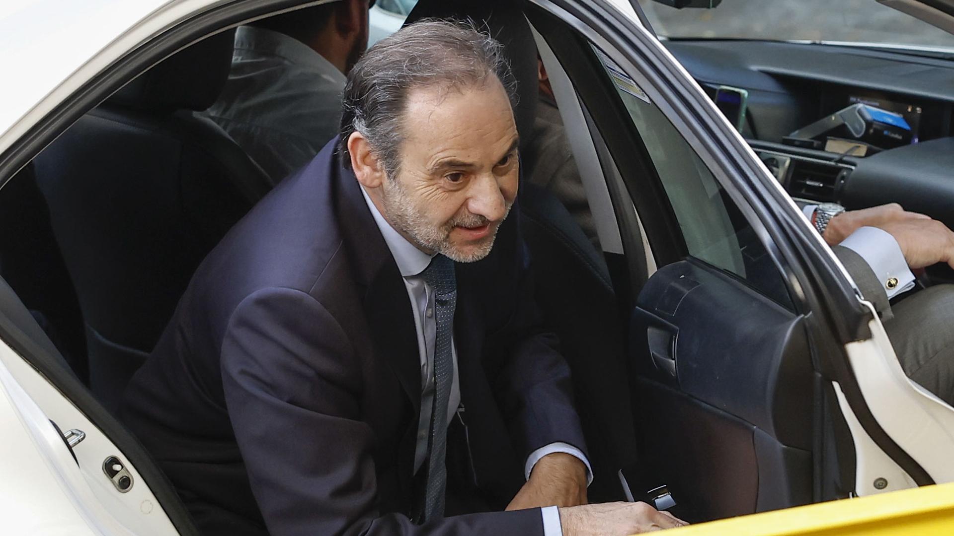 José Luis Ábalos, a su llegada al Tribunal Supremo
