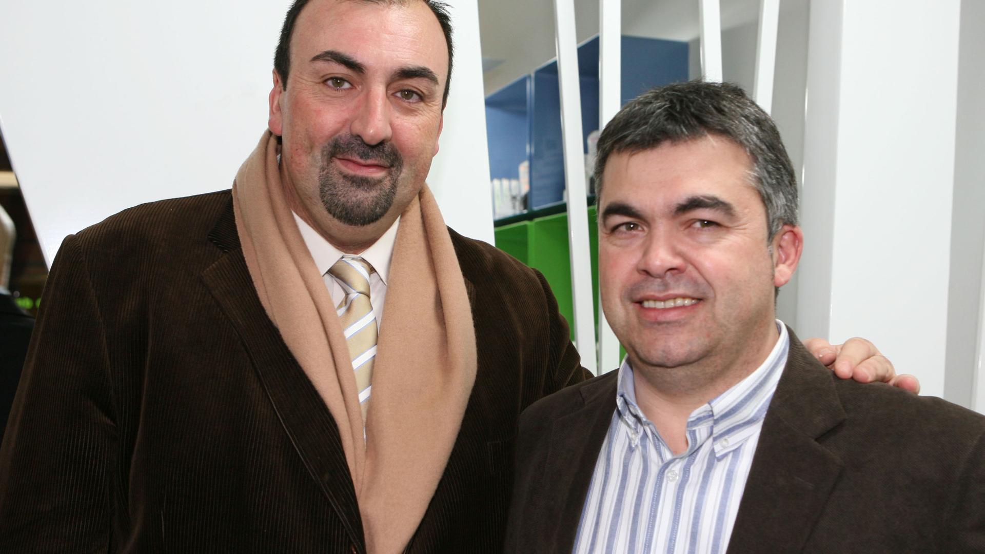 Koldo García y Santos Cerdán en una imagen de archivo de 2012.