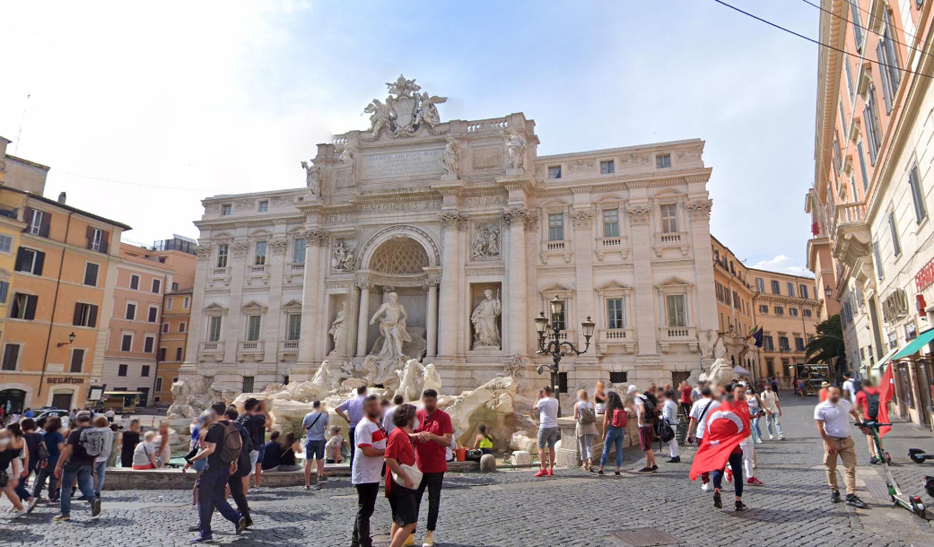 Fontana de Trevi, en Roma