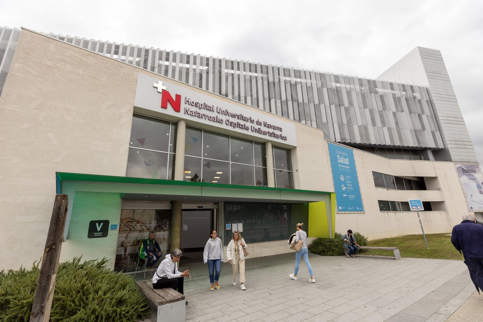 Acceso al Hospital Universitario de Navarra