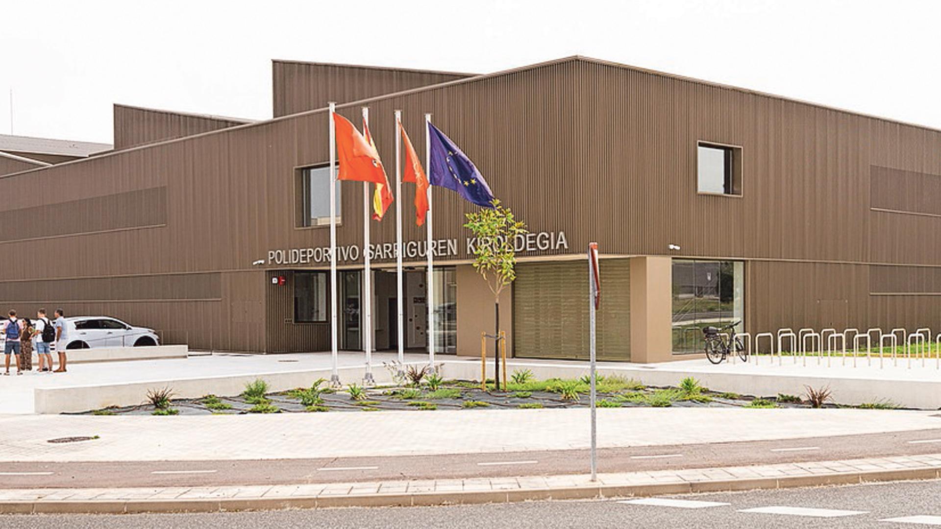 El nuevo polideportivo municipal del Valle de Egüés en Sarriguren