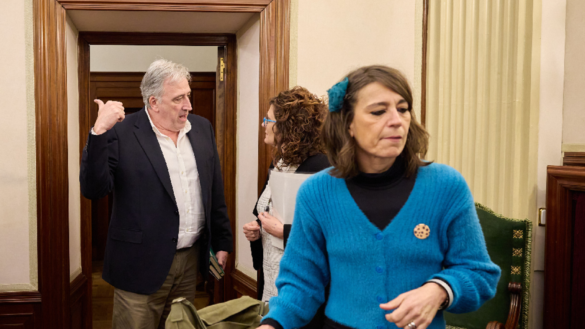 El alcalde Asiron y la concejal Maider Beloki