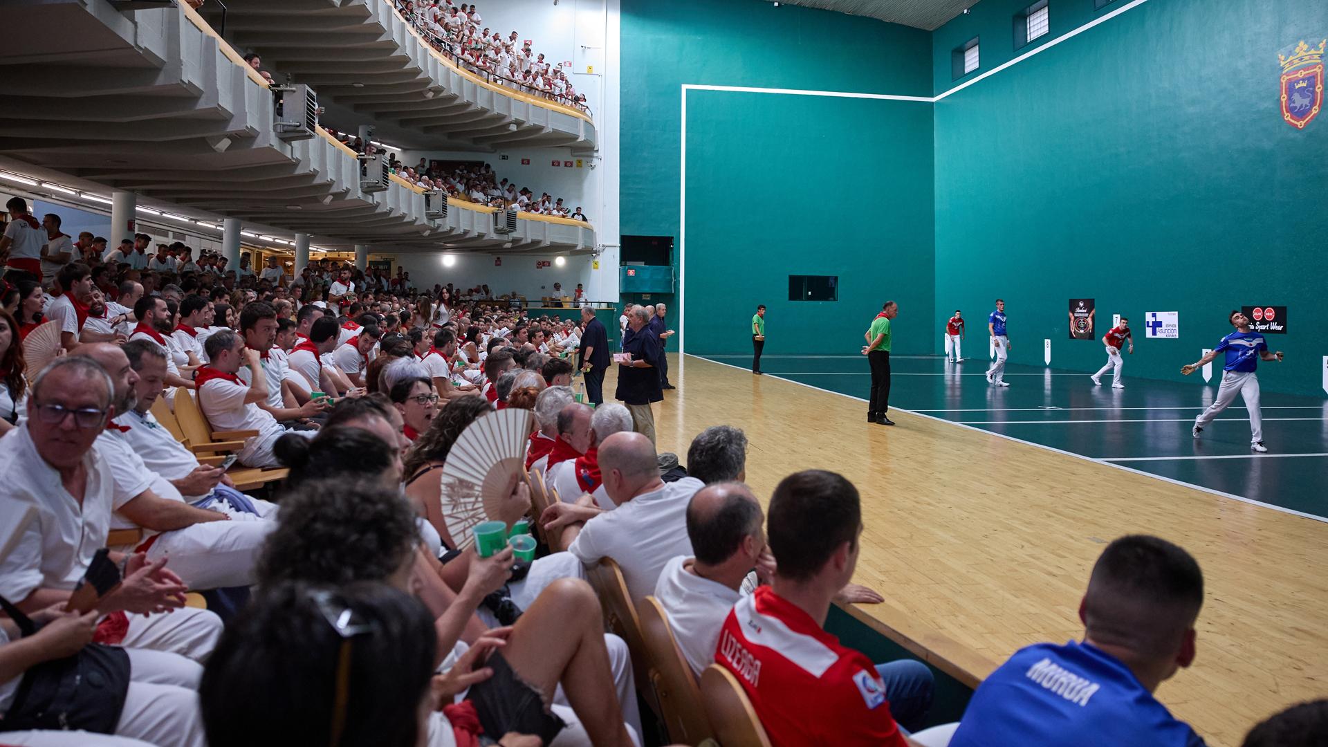 Aspecto del Labrit abarrotado durante la pasada edición de la feria de San Fermín