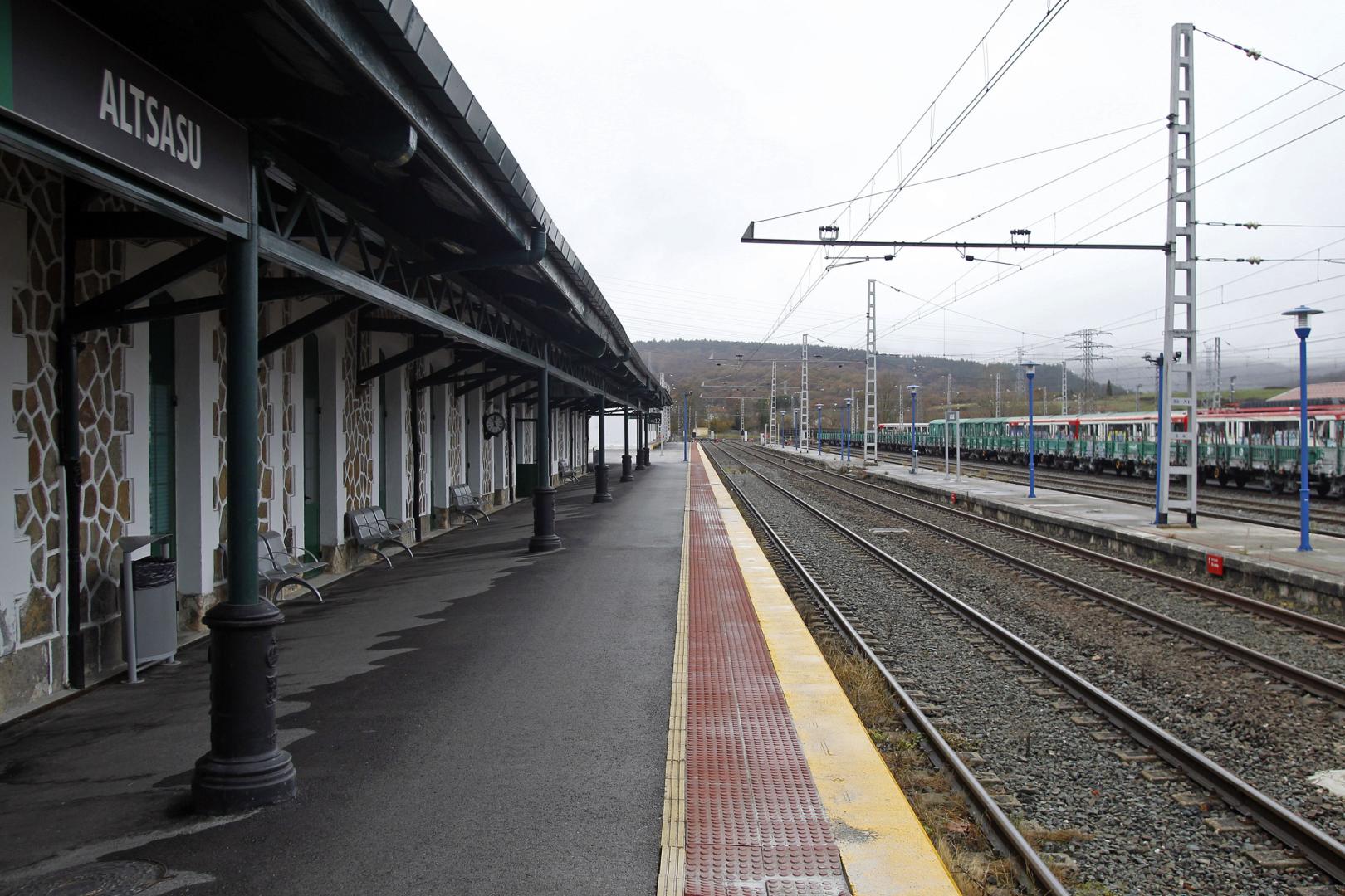 Imagen de archivo de la estación de Alsasua.