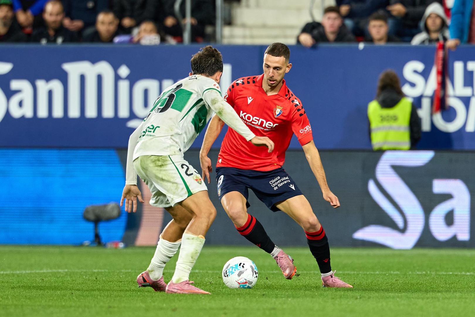 Osasuna-Elche, sexta jornada de LaLiga.