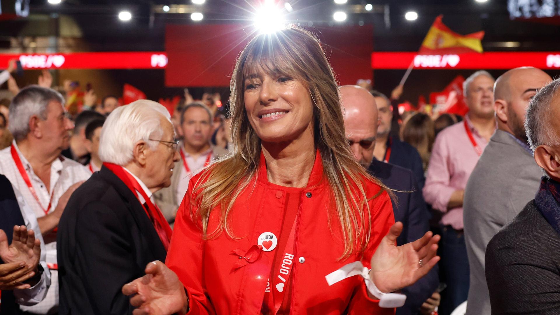 Begoña Gómez, en diciembre de 2024 durante el 41 Congreso Federal del PSOE