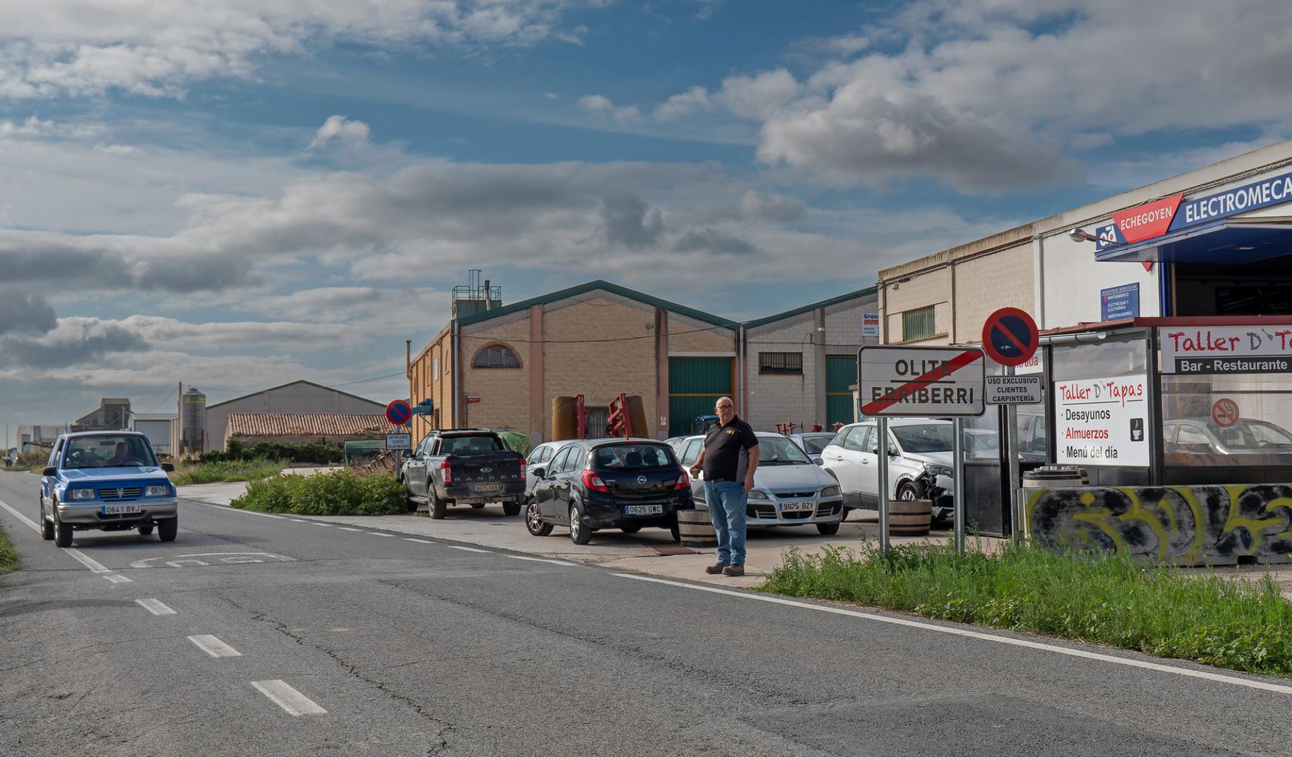 Imagen genérica del polígono industrial de Olite