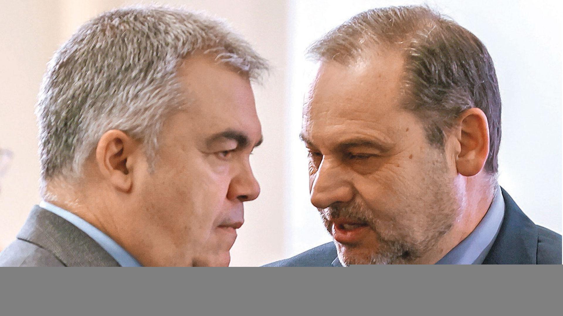 Santos Cerdán y José Luis Ábalos, en noviembre de 2023