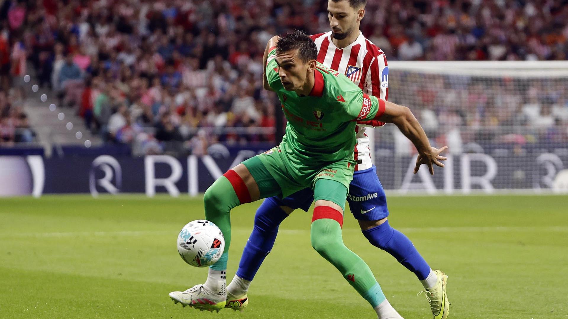 Atlético de Madrid-Osasuna, jornada 9.