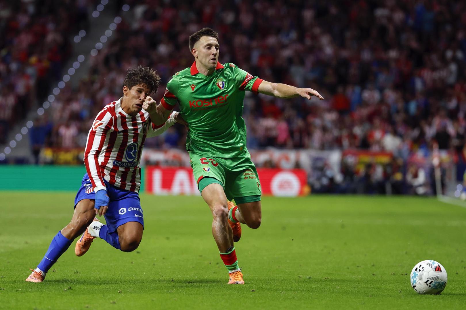 Atlético de Madrid-Osasuna, jornada 9.