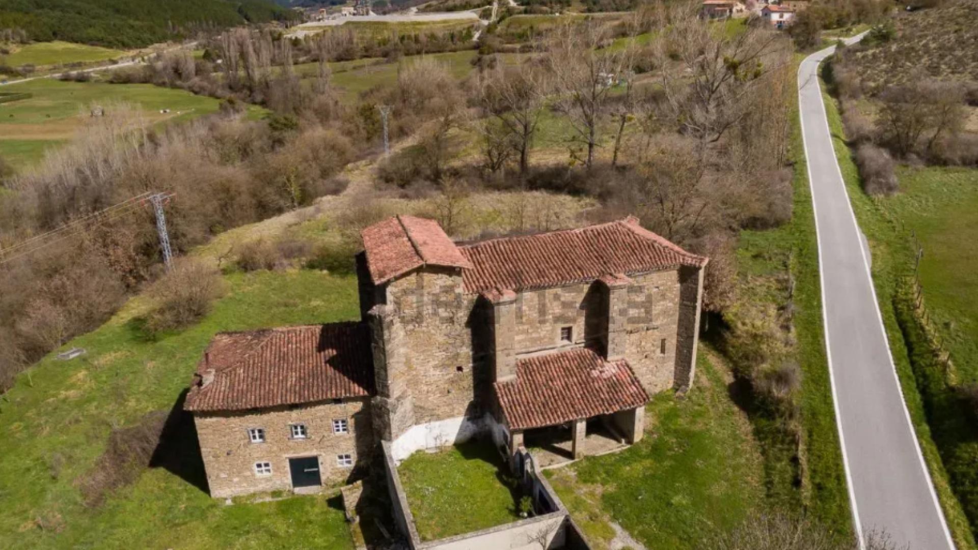 Vista aérea de la propiedad