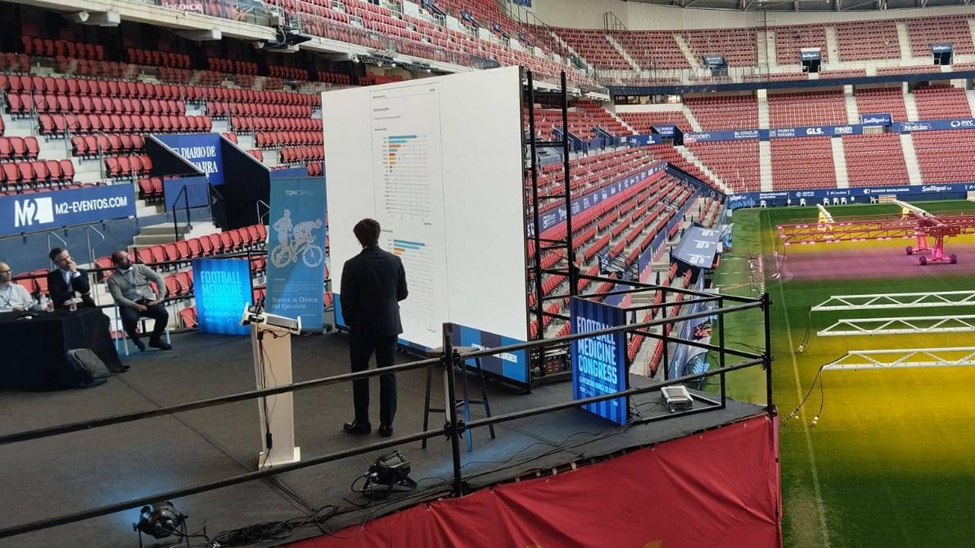 El Sadar desde Graderío Sur, donde tuvieron lugar varias de las conferencias del pasado 14 de octubre