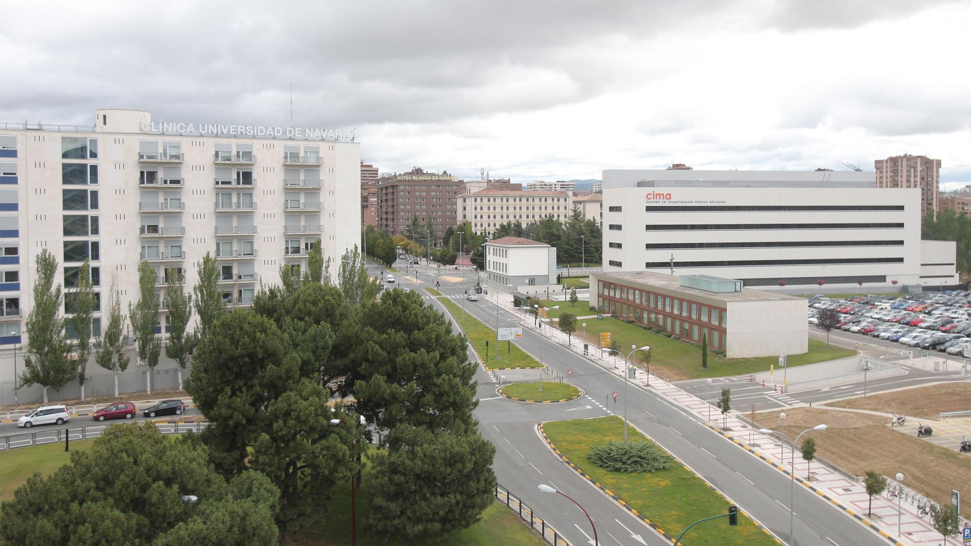 Imagen del Cima y de la Clínica Universidad de Navarra (CUN)
